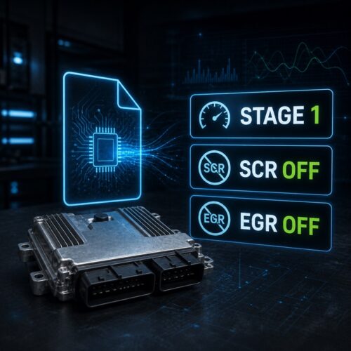 Modyfikacja pliku ECU Stage 1 z SCR OFF i EGR OFF