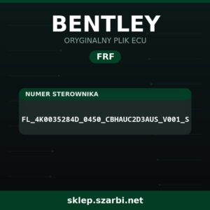 Oryginalny plik FRF BENTLEY FL_4K0035284D_0450_CBHAUC2D3AUS_V001_S - sklep szarbi.net