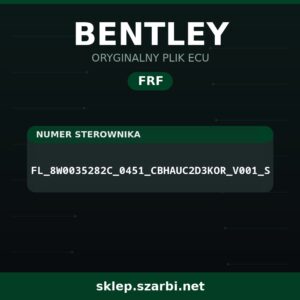 Oryginalny plik FRF BENTLEY FL_8W0035282C_0451_CBHAUC2D3KOR_V001_S - sklep szarbi.net