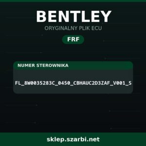 Oryginalny plik FRF BENTLEY FL_8W0035283C_0450_CBHAUC2D3ZAF_V001_S - sklep szarbi.net