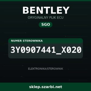 Oryginalny plik SGO BENTLEY 3Y0907441_X020 - sklep szarbi.net