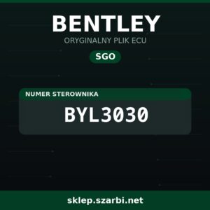 Oryginalny plik SGO BENTLEY BYL3030 - sklep szarbi.net