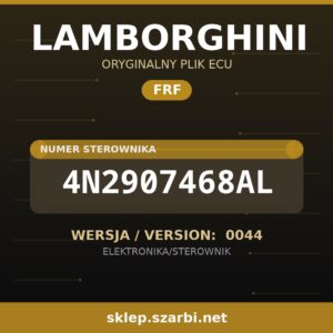 Oryginalny plik FRF LAMBORGHINI 4N2907468AL wersja 0044 - sklep szarbi.net
