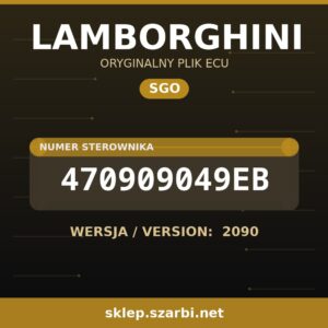 Oryginalny plik SGO LAMBORGHINI 470909049EB wersja 2090 - sklep szarbi.net