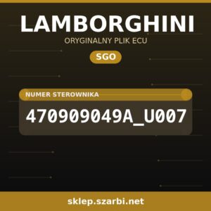 Oryginalny plik SGO LAMBORGHINI 470909049A_U007 - sklep szarbi.net