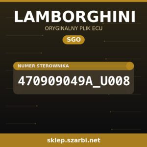 Oryginalny plik SGO LAMBORGHINI 470909049A_U008 - sklep szarbi.net
