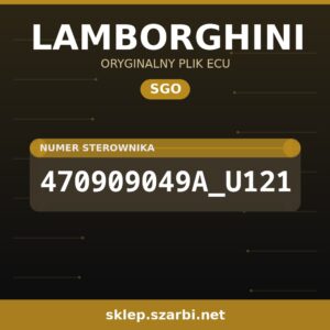 Oryginalny plik SGO LAMBORGHINI 470909049A_U121 - sklep szarbi.net