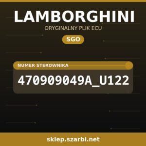Oryginalny plik SGO LAMBORGHINI 470909049A_U122 - sklep szarbi.net