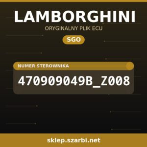 Oryginalny plik SGO LAMBORGHINI 470909049B_Z008 - sklep szarbi.net