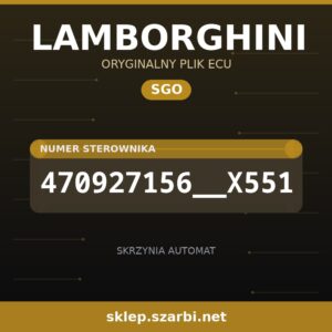 Oryginalny plik SGO LAMBORGHINI 470927156__X551 - sklep szarbi.net