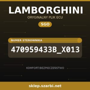 Oryginalny plik SGO LAMBORGHINI 470959433B_X013 - sklep szarbi.net
