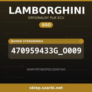 Oryginalny plik SGO LAMBORGHINI 470959433G_O009 - sklep szarbi.net
