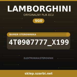 Oryginalny plik SGO LAMBORGHINI 4T0907777_X199 - sklep szarbi.net