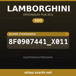 Oryginalny plik SGO LAMBORGHINI 8F0907441_X011 - sklep szarbi.net