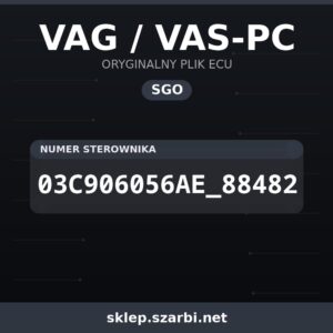 Oryginalny plik SGO VAG / VAS-PC 03C906056AE_88482 - sklep szarbi.net