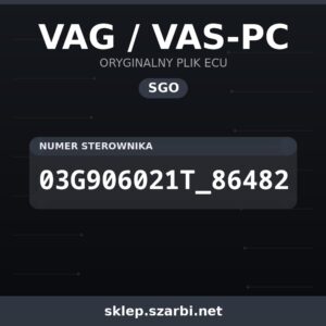 Oryginalny plik SGO VAG / VAS-PC 03G906021T_86482 - sklep szarbi.net