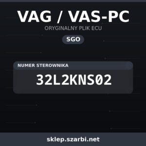 Oryginalny plik SGO VAG / VAS-PC 32L2KNS02 - sklep szarbi.net