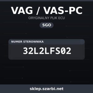 Oryginalny plik SGO VAG / VAS-PC 32L2LFS02 - sklep szarbi.net