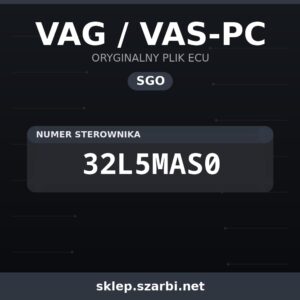 Oryginalny plik SGO VAG / VAS-PC 32L5MAS0 - sklep szarbi.net