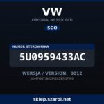 Oryginalny plik SGO VW 5U0959433AC wersja 0012 - sklep szarbi.net