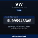 Oryginalny plik SGO VW 5U0959433AE wersja 0012 - sklep szarbi.net