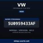 Oryginalny plik SGO VW 5U0959433AF wersja 0013 - sklep szarbi.net
