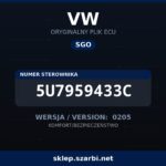 Oryginalny plik SGO VW 5U7959433C wersja 0205 - sklep szarbi.net