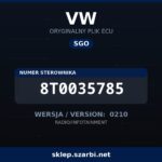 Oryginalny plik SGO VW 8T0035785 wersja 0210 - sklep szarbi.net