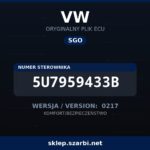Oryginalny plik SGO VW 5U7959433B wersja 0217 - sklep szarbi.net